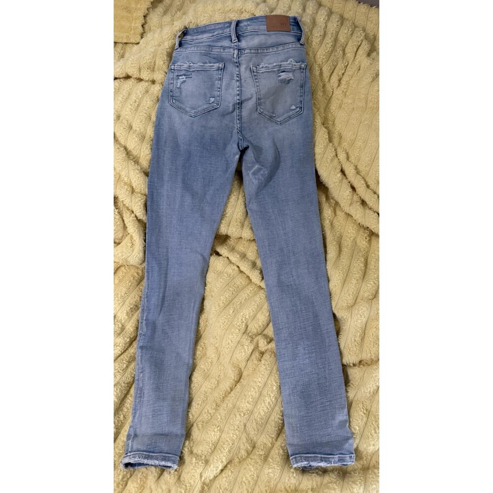 BKE Billie Jeans High Rise Ankle Skinny Mosley Light  Women’s 24 X 27 - Picture 7 of 16
